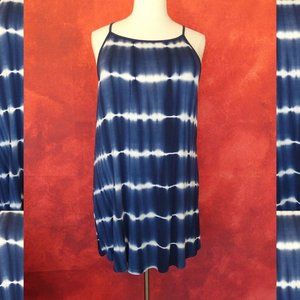 Joe Boxer Tie  Dye Blue & White Dress 3X